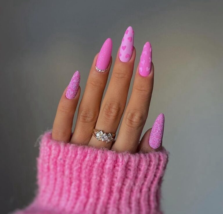 20 spring pink nails idea